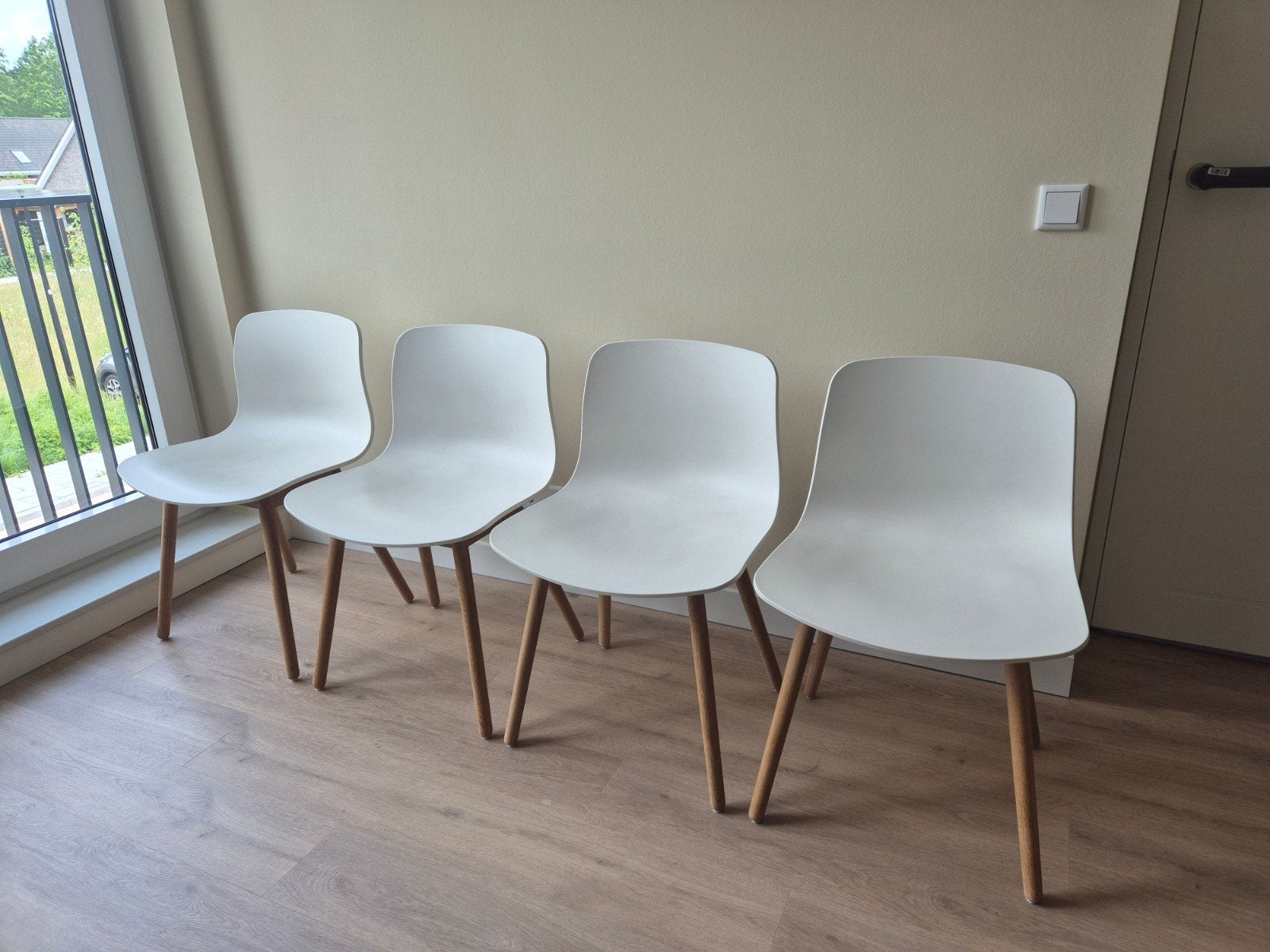 HAY AAC12 About A Chair - Witte eetkamerstoel, Ophalen, Gebruikt, Wit, Kunststof