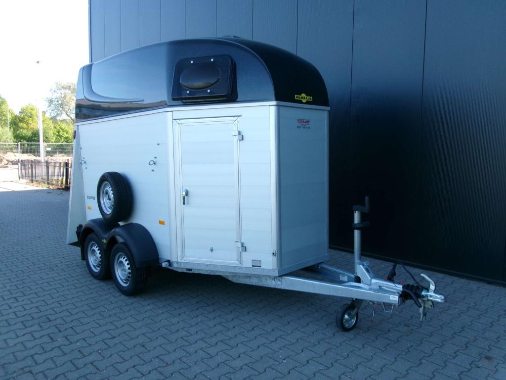 Humbaur 2 paards aluminium paardentrailer. Bouwj: Juli 2025., Niet ingevuld, Aluminium, Zo goed als nieuw, 2-paards trailer