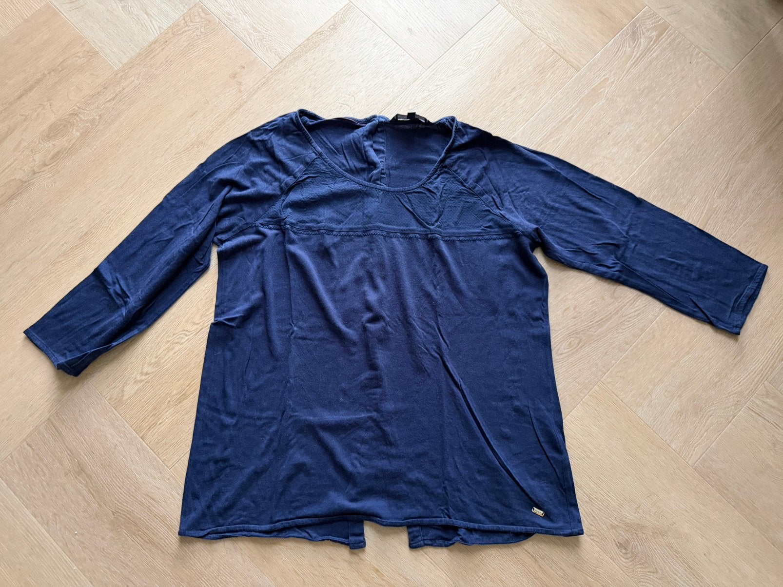 Blauw shirt van Tommy Hilfiger maat s, Ophalen of Verzenden, Zo goed als nieuw, Maat 36 (S), Blauw