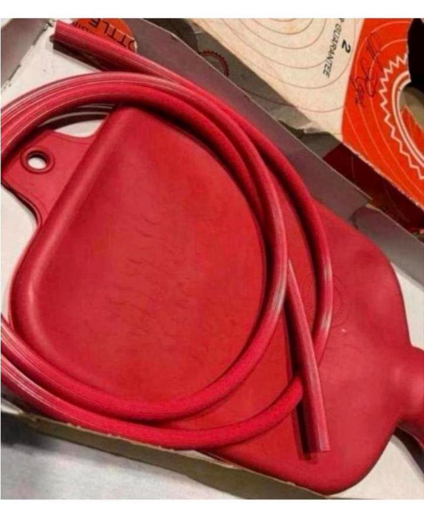 VINTAGE 1960 Sun Mark ST. REGIS - Rood Rubber waterzak set, Ophalen of Verzenden