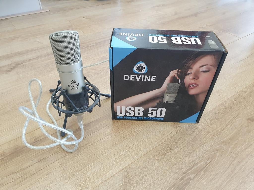 Devine USB 50 Studio Microfoon, Muziek en Instrumenten, Microfoons, Ophalen of Verzenden, Gebruikt, Studiomicrofoon