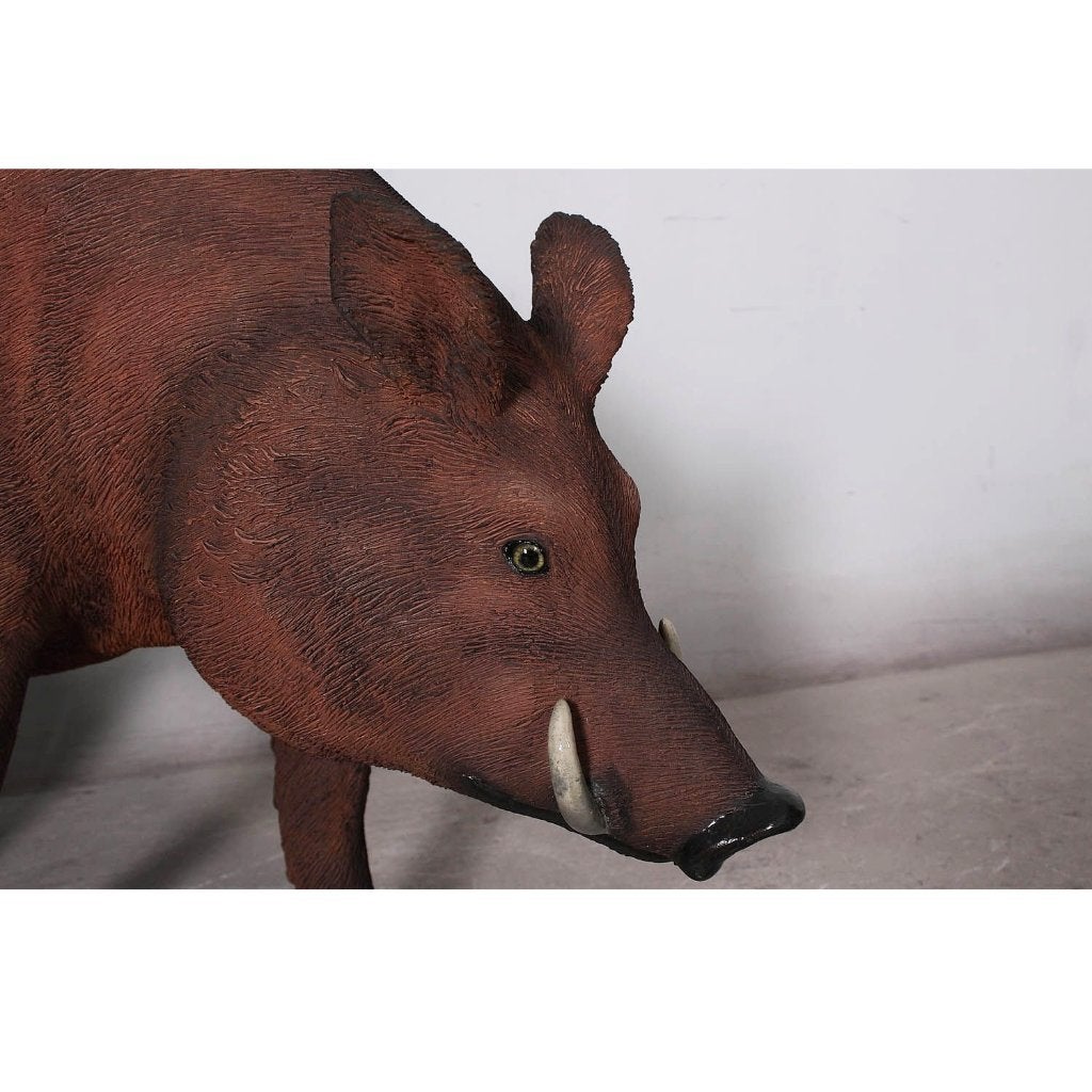 Wild Boar beeld – Wild Zwijn Lengte 119 cm, Ophalen, Nieuw, Overige soorten, Overige typen