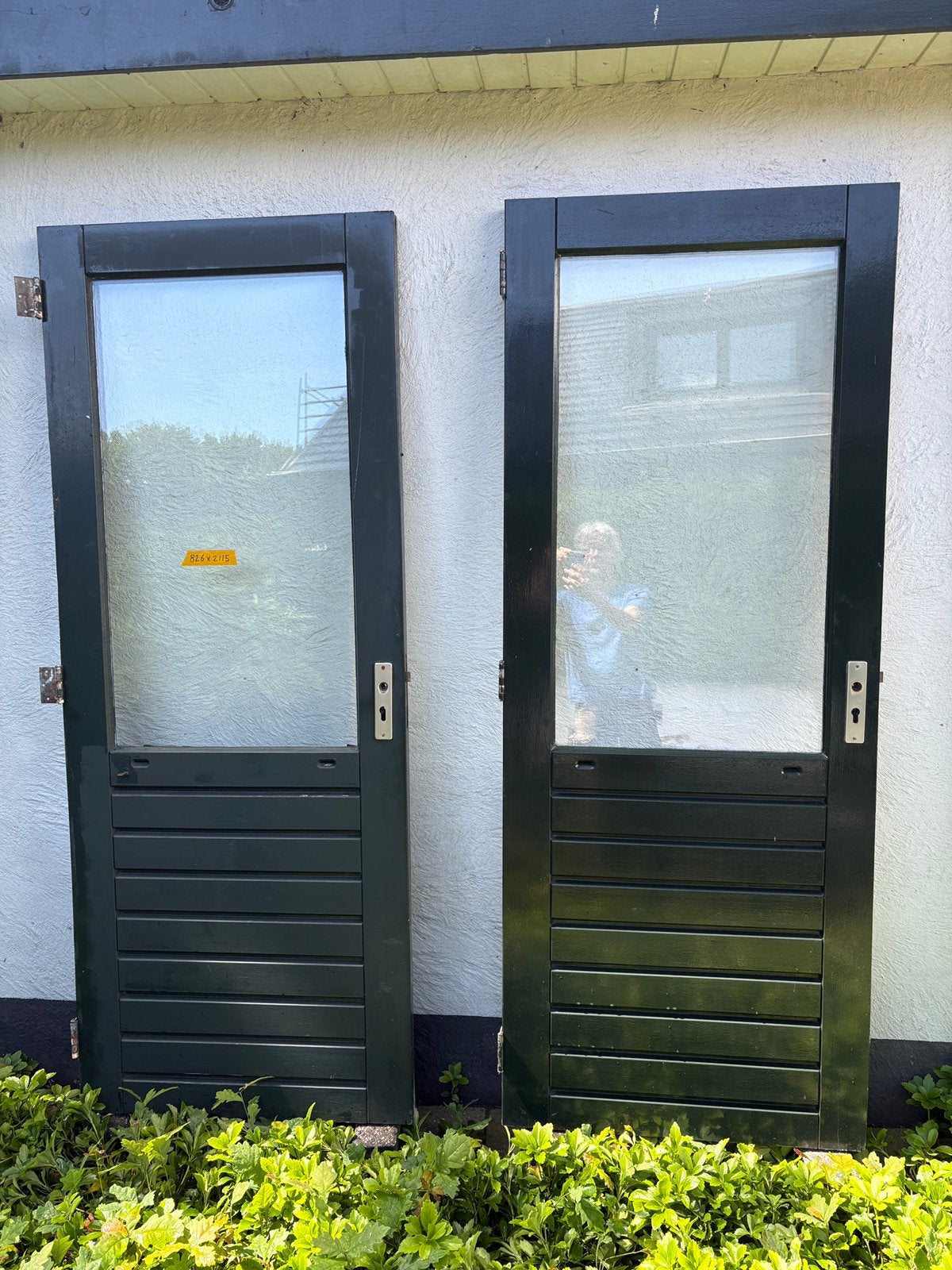 2st Meranti hardhouten buitendeuren 829x2110/40mm, Doe-het-zelf en Verbouw, Deuren en Horren, 80 tot 100 cm, Ophalen of Verzenden