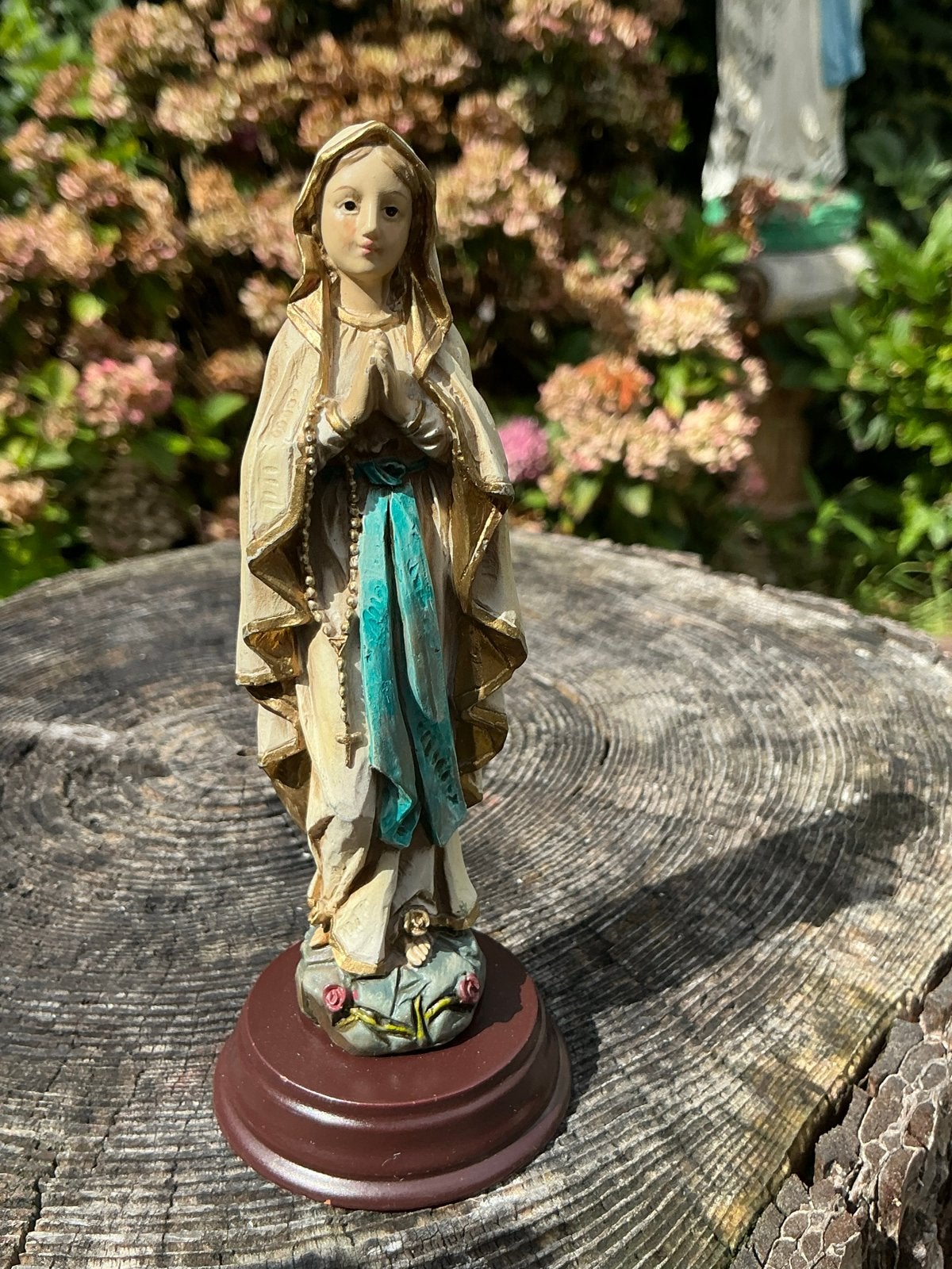 Mariabeeldje O.L.V. van Lourdes ❤️ binnen/buiten, Antiek en Kunst, Ophalen of Verzenden