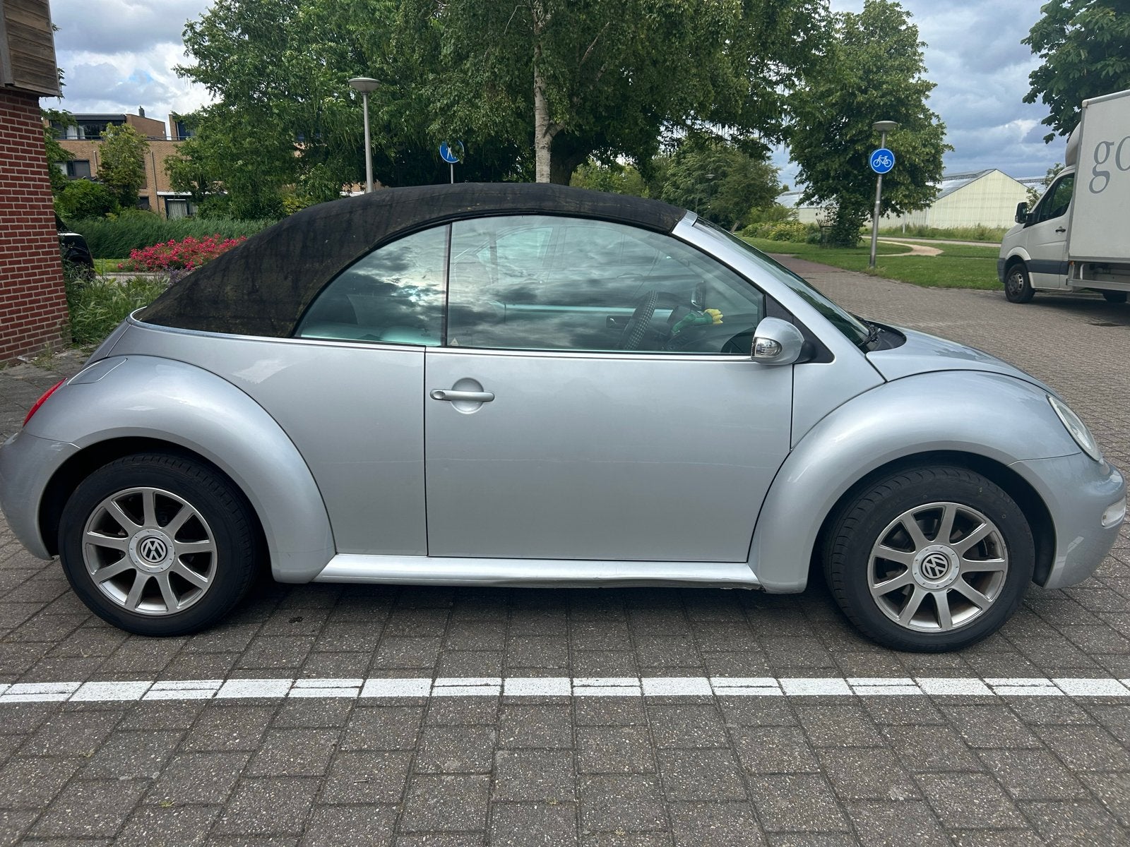 Volkswagen Beetle cabrio (Kever) nieuwe APK!, Auto's, Beetle (Kever), 4 cilinders, Cabriolet, 4 stoelen