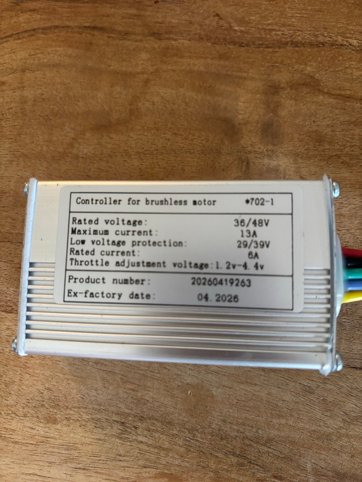 Gloednieuw!!! Brushless Motor Controller 36V/48V 13A, Nieuw, Motor, Aluminium, Ophalen