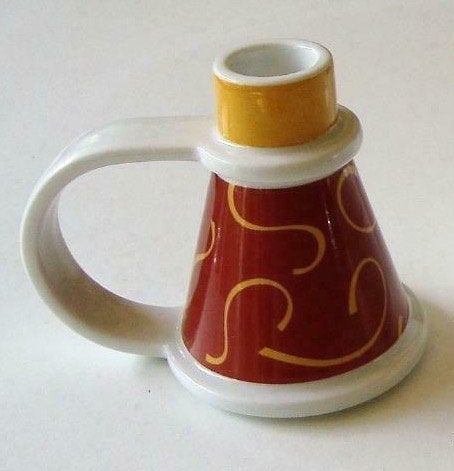 Kaarsenhouder - Arzberg, Germany porcelain, 9 cm, Ophalen of Verzenden, Zo goed als nieuw, Steen/keramiek