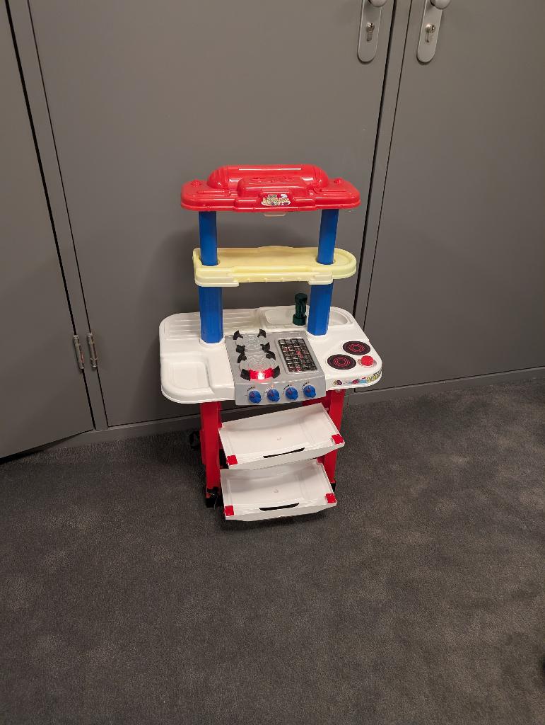 Kitchen toy, Ophalen, Gebruikt, Kunststof, Speelkeuken