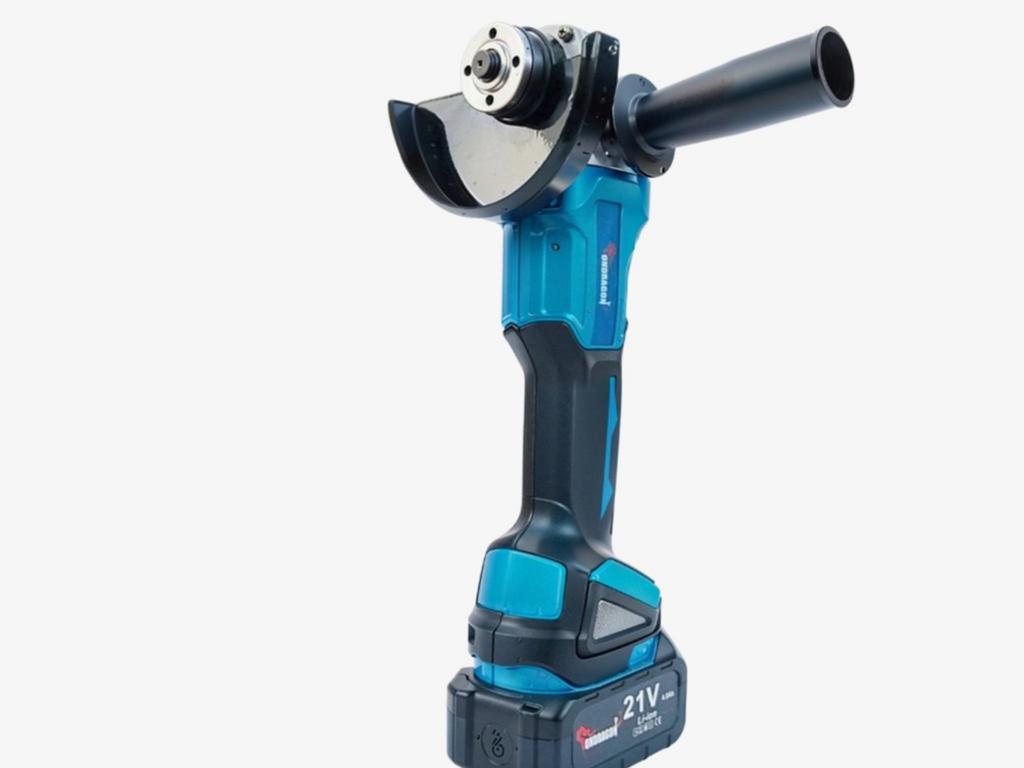 21 v haakse slijper met 2 accu,s 125/ mm borstelloos, Ophalen of Verzenden, Nieuw, Haakse handslijpmachine