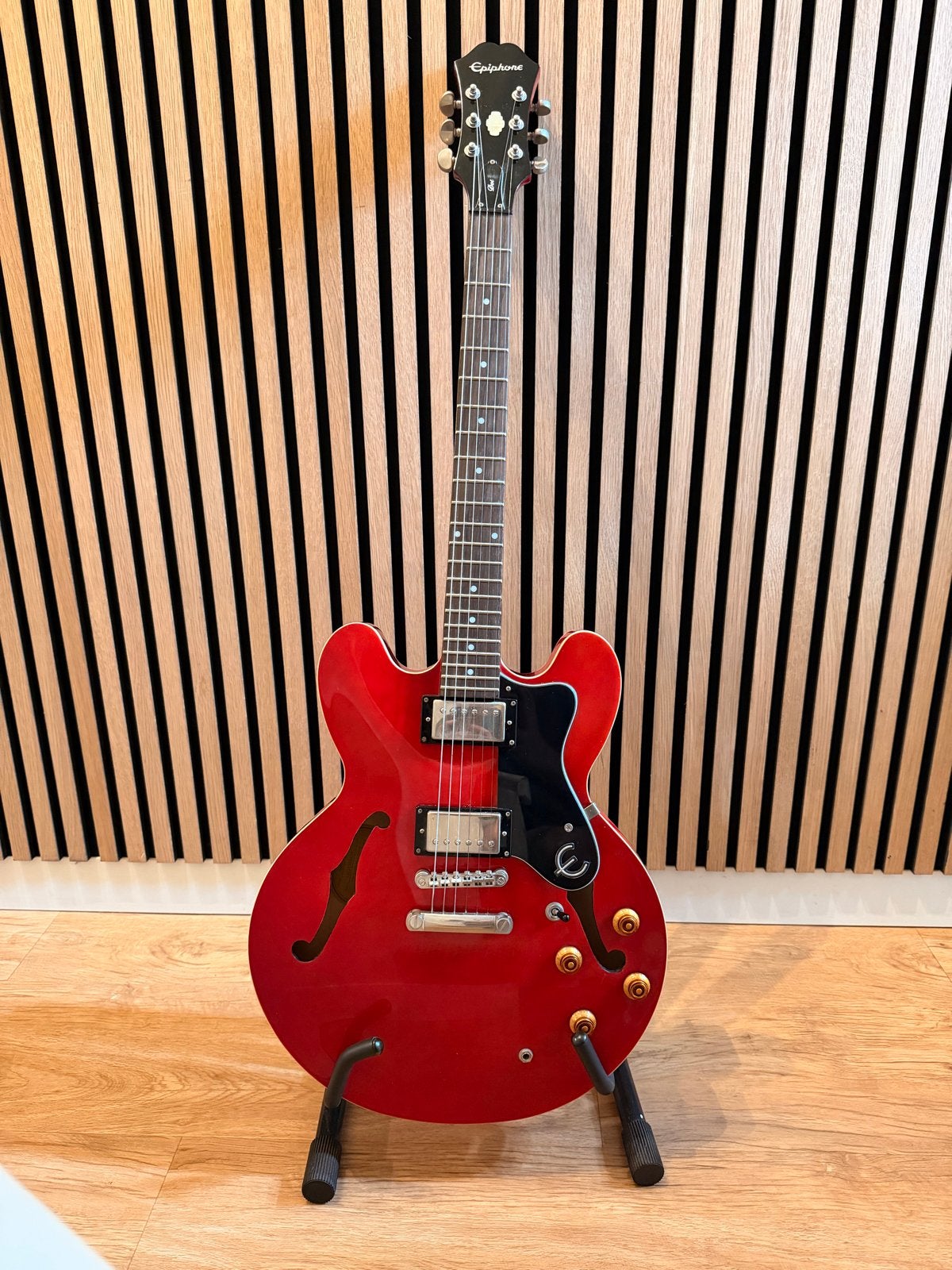 Epiphone Dot Cherry Red, Muziek en Instrumenten, Snaarinstrumenten | Gitaren | Elektrisch, Ophalen, Zo goed als nieuw, Semi-solid body