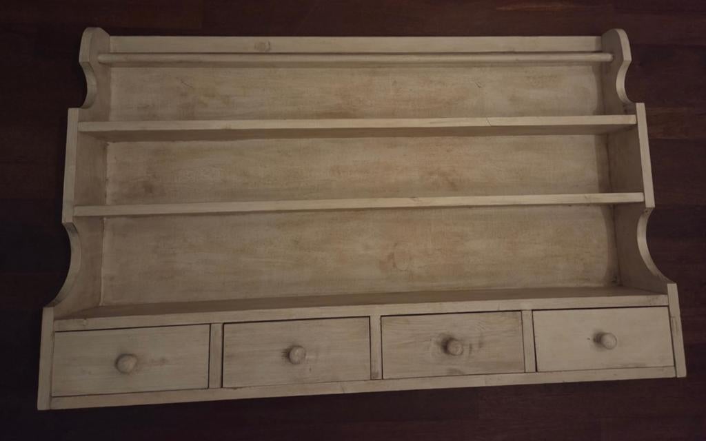 Houten regaal met lades - Vintage stijl, Ophalen, Gebruikt