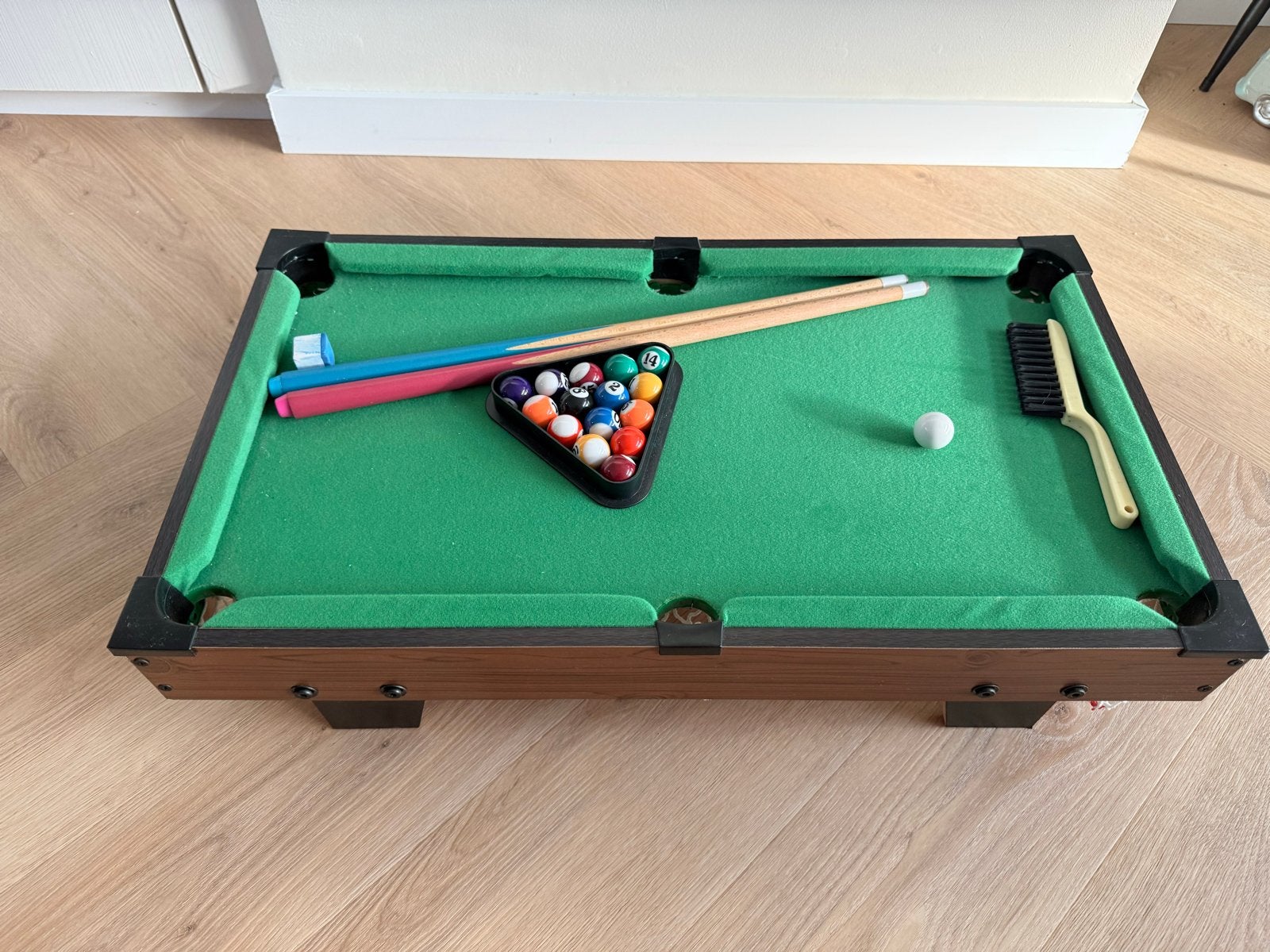 pooltafel/biljarttafel met accessoires, Ophalen of Verzenden, Gebruikt, Pooltafel