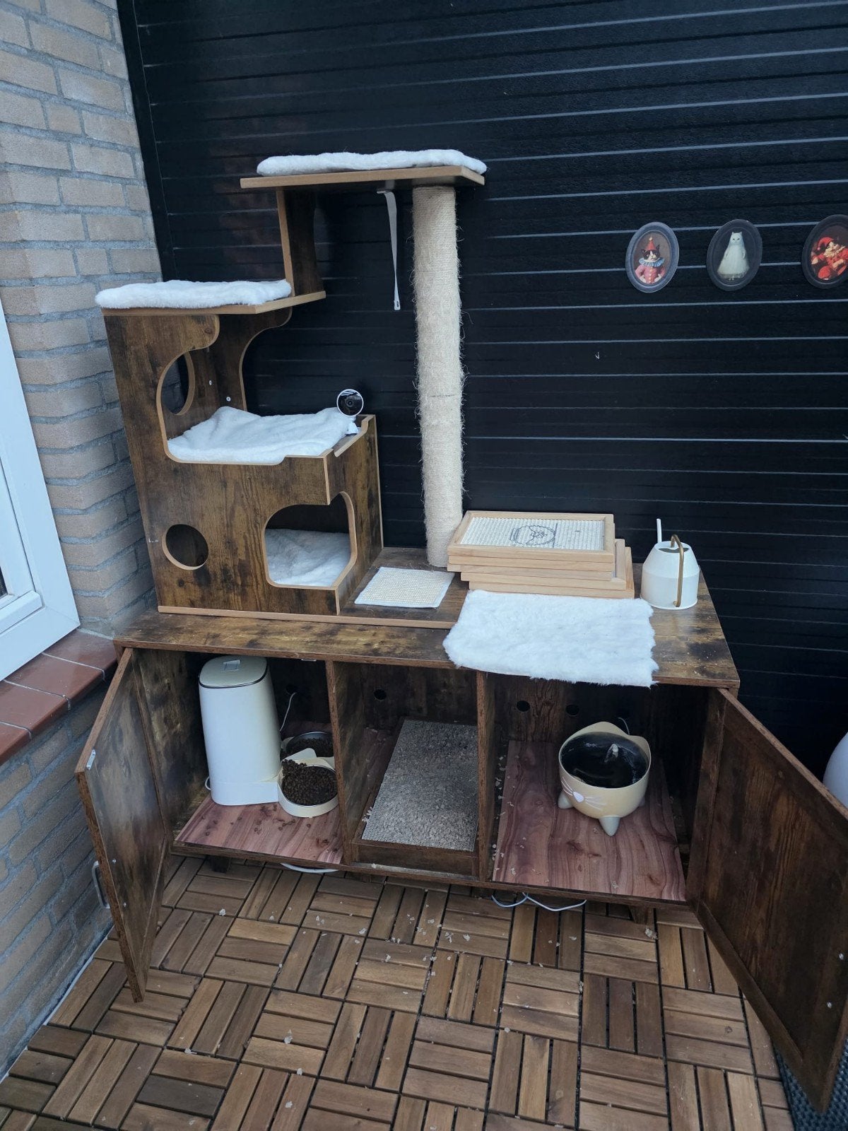 Kattenmeubels, Ophalen, Krabpaal