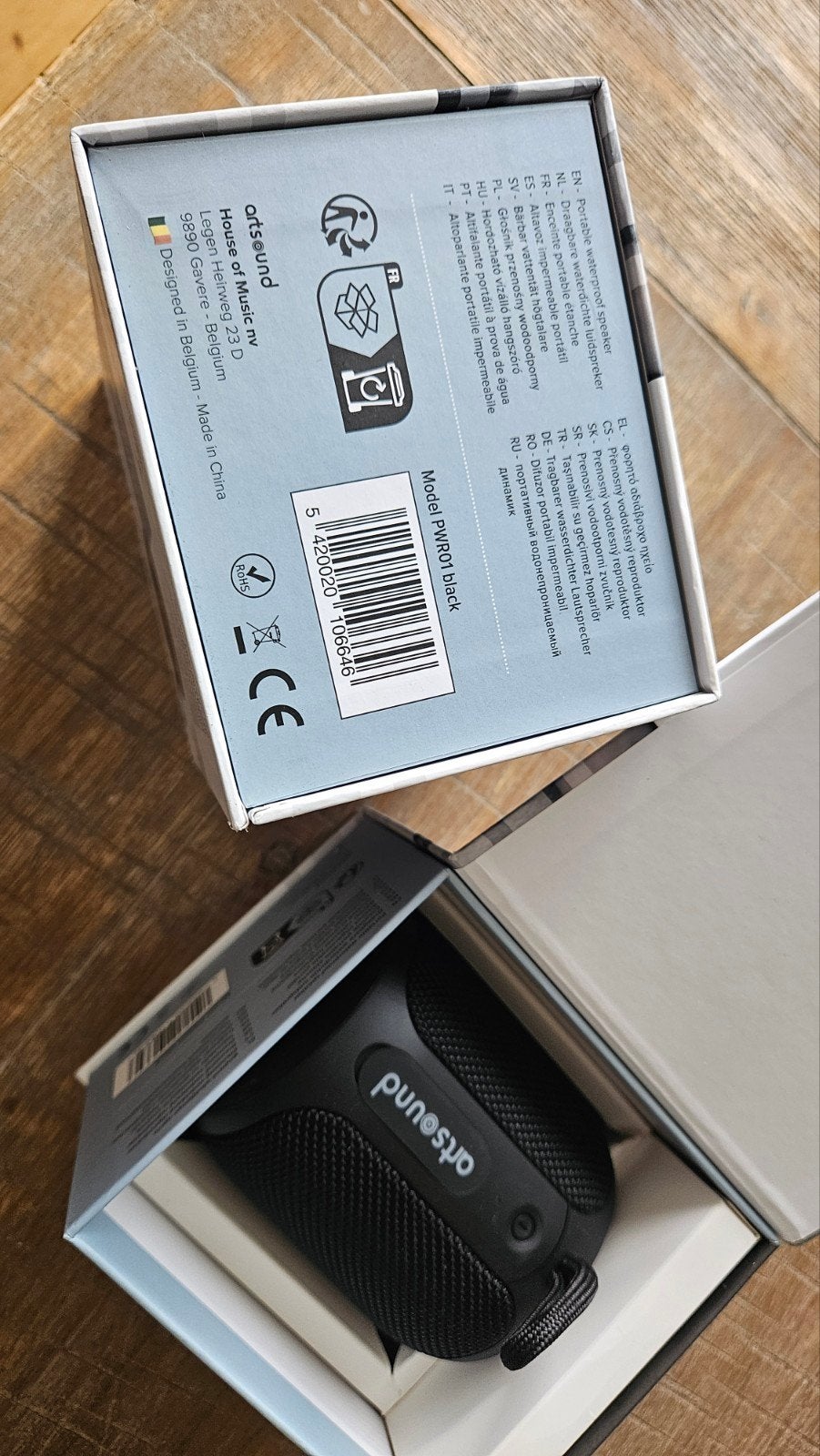 Artsound PWR01  (2stuks)  (vergelijkbaar met  jbl speaker), Overige merken, Overige typen, Ophalen of Verzenden, Zo goed als nieuw