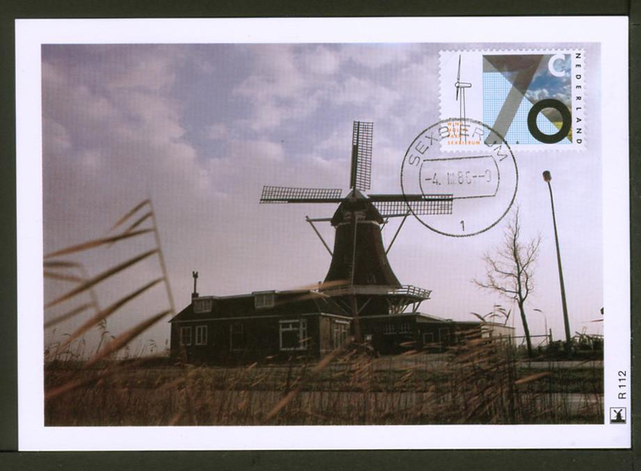 Maximumkaart/FDC 1986 - Windmolen, Ophalen of Verzenden, Na 1940, Gestempeld