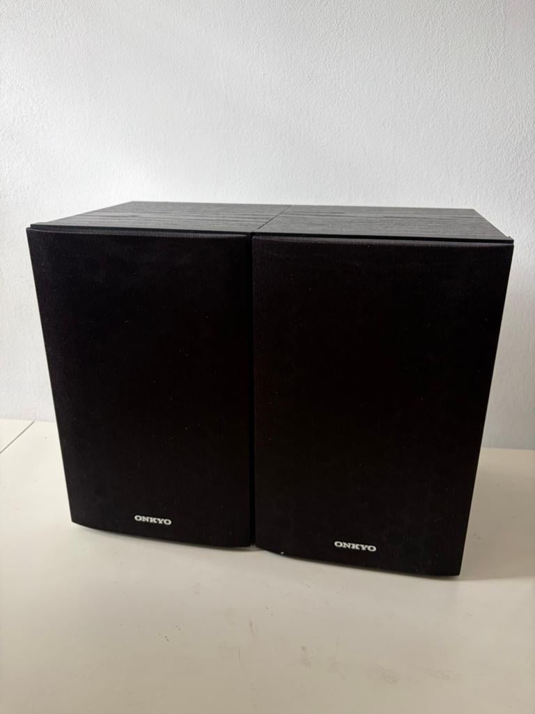 Onkyo d-075 speakers, Audio, Tv en Foto, Ophalen of Verzenden, Gebruikt, Minder dan 60 watt, Front, Rear of Stereo speakers