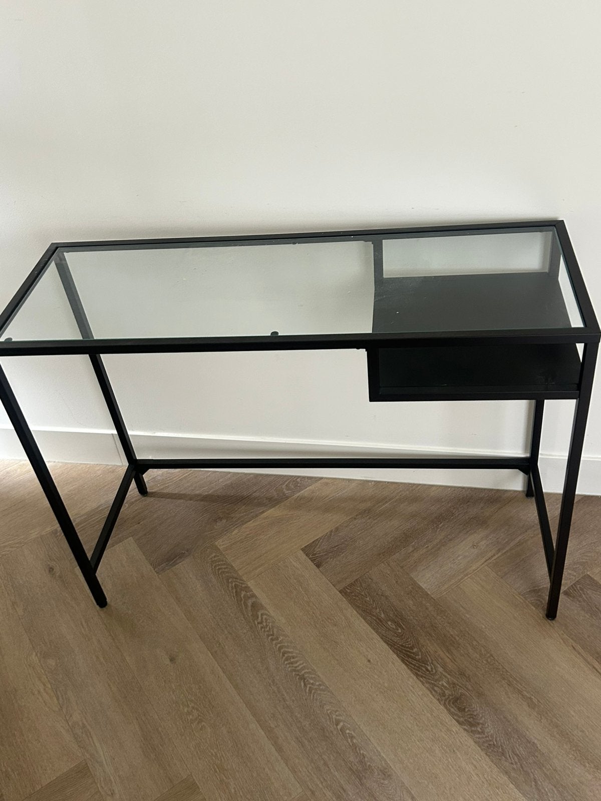 Glazen bureau, Computers en Software, Ophalen of Verzenden, Zo goed als nieuw