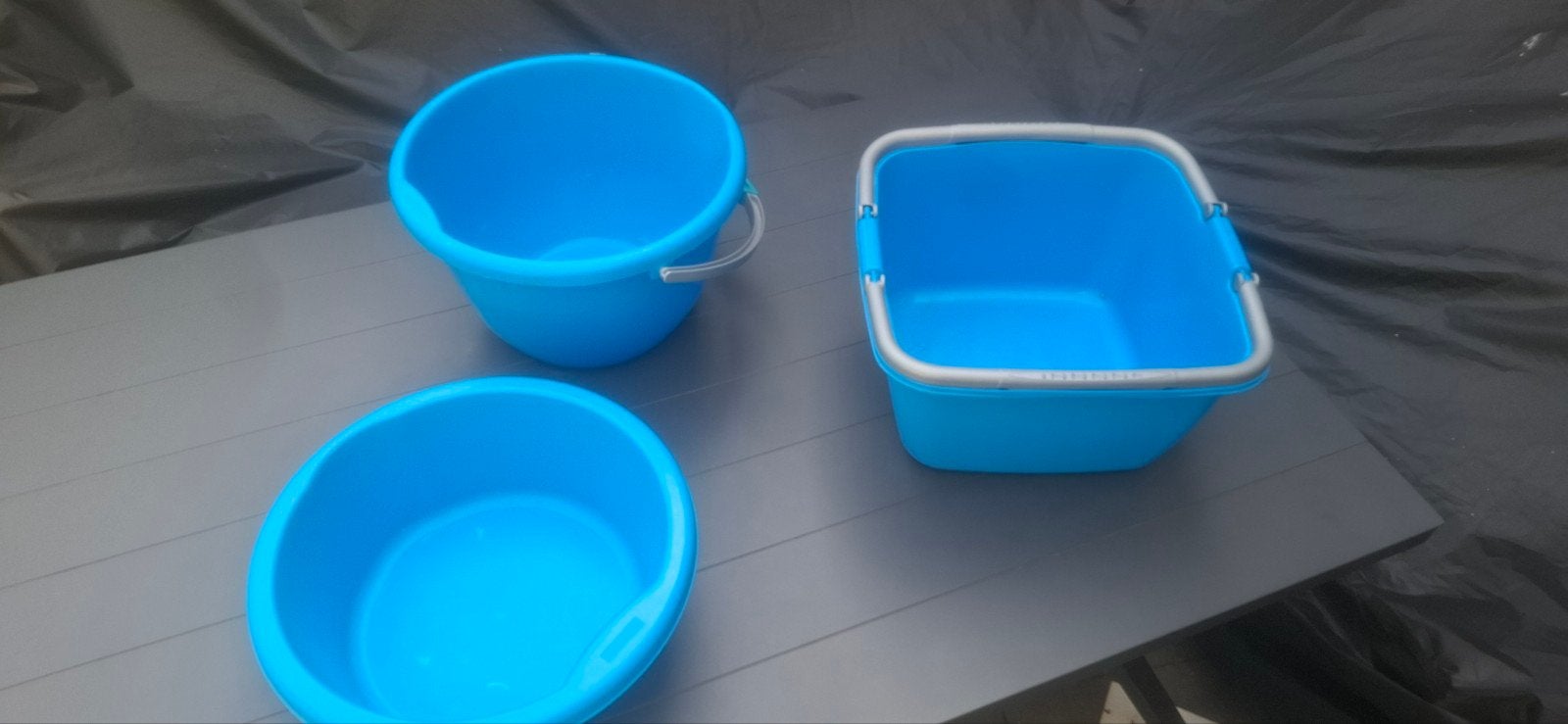 Sunware Afwasteil en Afwasemmer voor Camping - Blauw, Ophalen of Verzenden