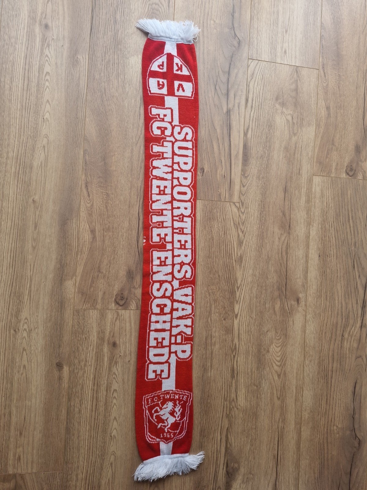 FC Twente Supporters Vak-P Sjaal - You'll Never Walk Alone, Ophalen of Verzenden, Zo goed als nieuw, Clubaccessoires