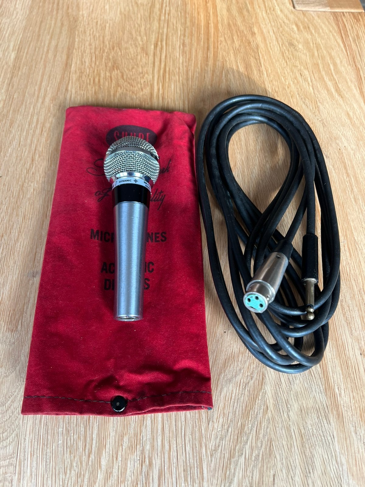 Vintage Shure Unisphere I 565 Microfoon met originele snoer, Ophalen of Verzenden, Zo goed als nieuw, Zangmicrofoon
