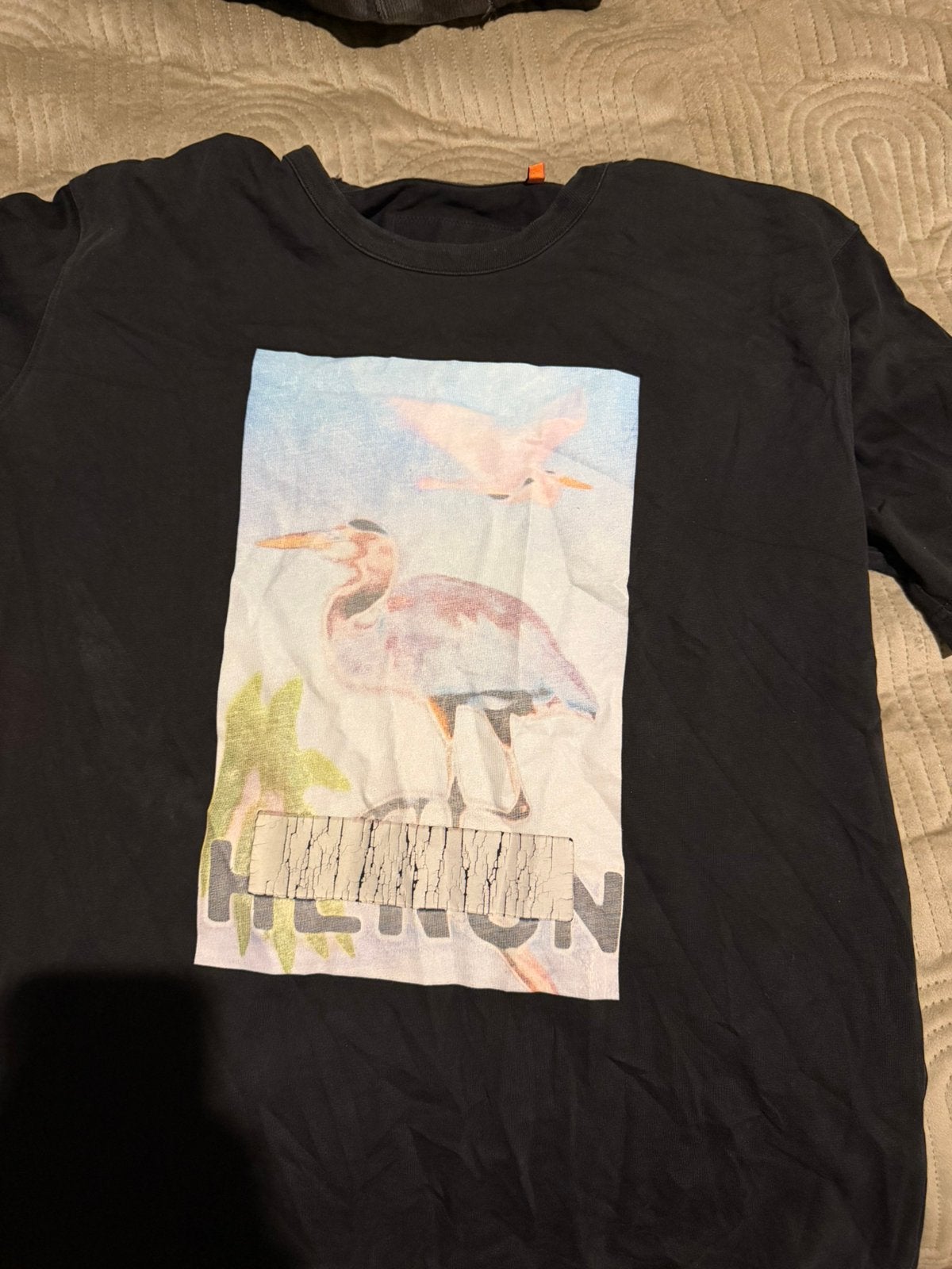 Heron preston shirt, Ophalen of Verzenden, Zo goed als nieuw, Maat 48/50 (M), Zwart