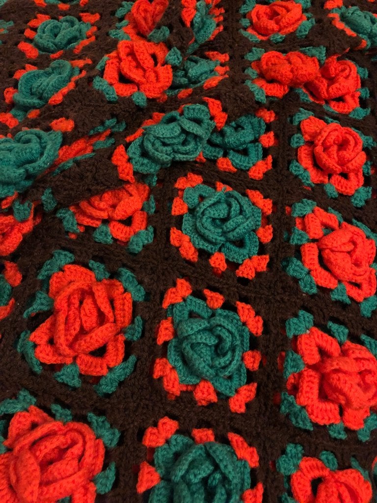 Gehaakt Sprei Roosjes Vintage Nieuw, Ophalen, Nieuw