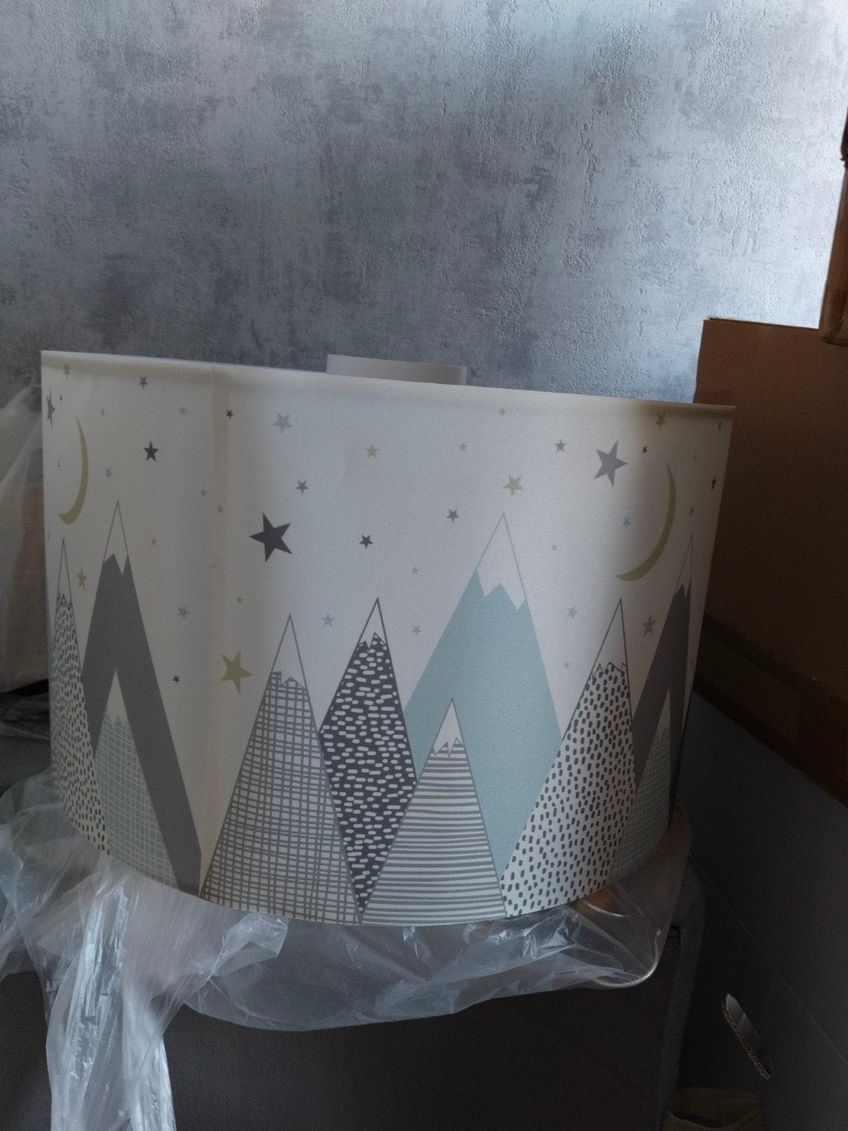 Nieuwe plafondlamp, diameter 45 cm - gratis af te halen, Huis en Inrichting, Lampen | Plafondlampen, Ophalen of Verzenden, Nieuw