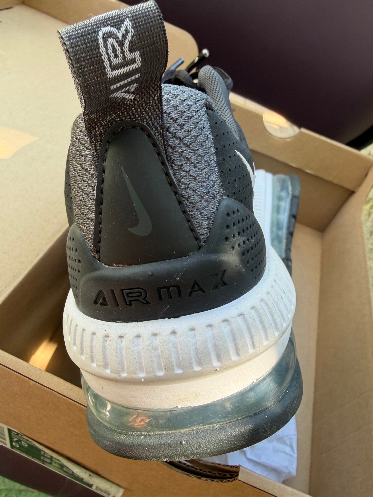 Nike Air Max Genome Dames Sneakers -zwart/wit Maat 38.5, Ophalen of Verzenden, Zo goed als nieuw, Zwart, Sneakers of Gympen