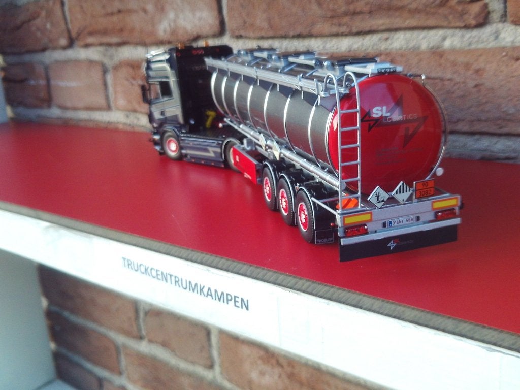 Tekno  Scania  R - Serie  Topline  van  SL  Logistics., Ophalen of Verzenden, Nieuw, Bus of Vrachtwagen, Tekno
