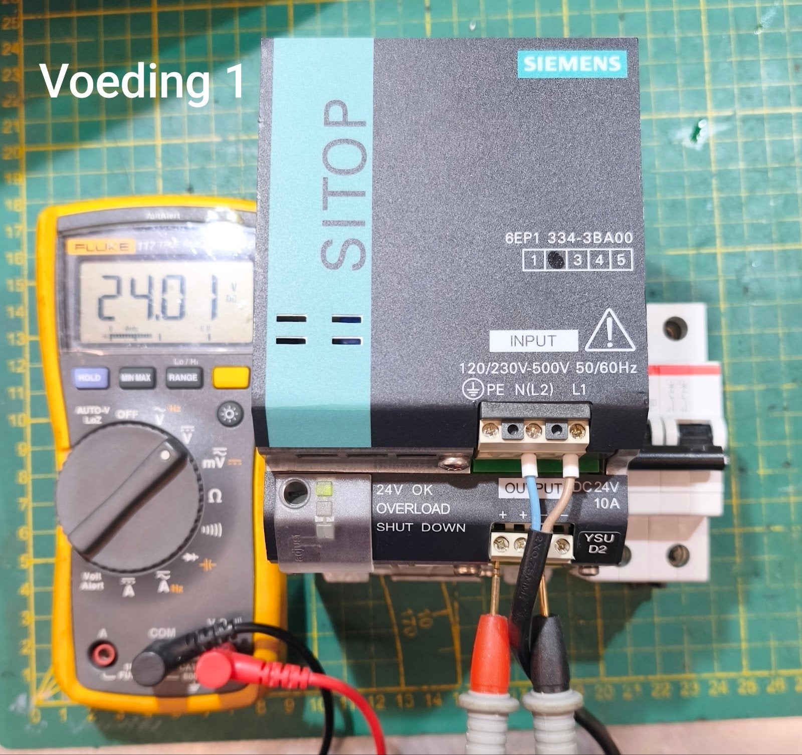 2x Siemens SITOP 24v 10A voeding 230v 6EP1 334-3BA00, Ophalen of Verzenden, Gebruikt
