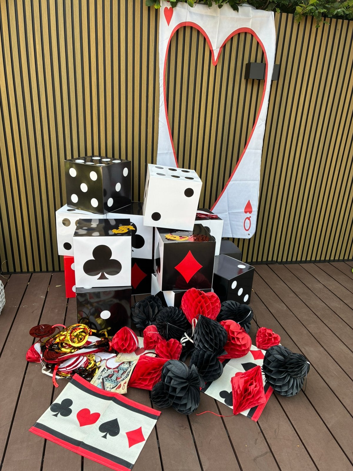 Casino blackjack versiering aankleding  avond, Ophalen of Verzenden, Versiering, Overige