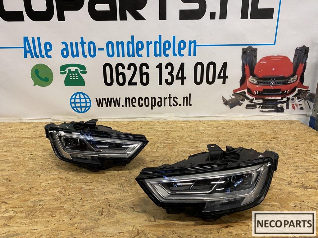 AUDI A3 8V FACELIFT VOL LED KOPLAMP 8V0941033C 8V0941034C, Auto-onderdelen, Verlichting, Gebruikt, -, -, -