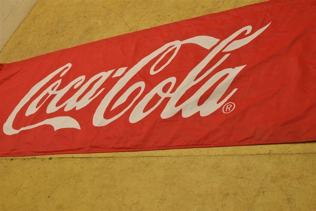 Coca Cola vlag 46426, Ophalen of Verzenden, Gebruikt