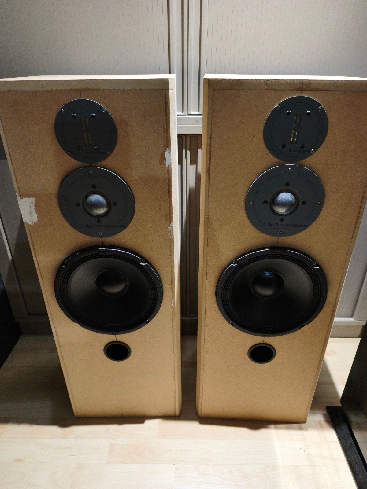Infinity RS 5001 Speakers - vifa Zelfbouw Behuizing, Gebruikt, 120 watt of meer, Front, Rear of Stereo speakers, Ophalen