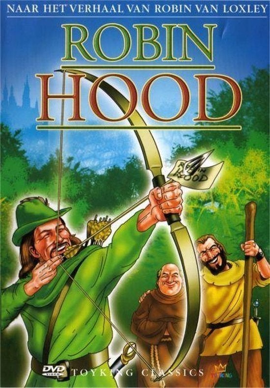 Robin Hood (DVD), Animatie, Alle leeftijden, Zo goed als nieuw, Film