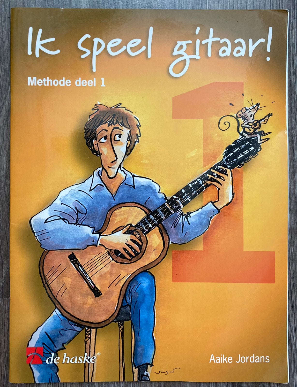 Ik speel gitaar! Methode deel 1 - Aafke Jordans, Muziek en Instrumenten, Bladmuziek, Ophalen of Verzenden, Gebruikt, Les of Cursus