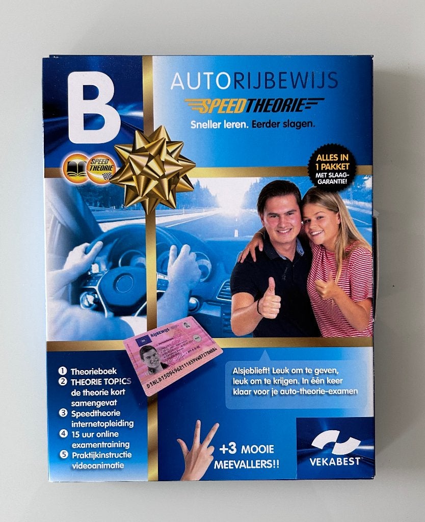 Autorijbewijs B Theorieboek Speedtheorie VekaBest, Ophalen, Niet van toepassing, Zo goed als nieuw, VekaBest
