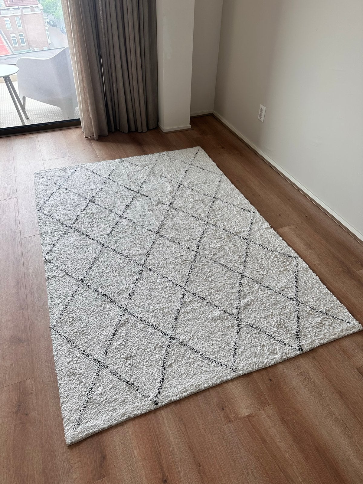 Sostrene Grene Crème Wit Vloerkleed 200x138 cm, Ophalen, Gebruikt, 100 tot 150 cm, 200 cm of meer