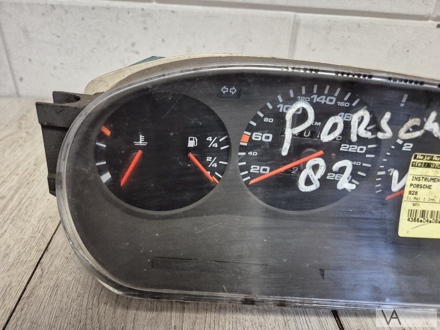 Porsche 928 1977 - 1995 tellerklok cockpit 92864110331 €500, Auto-onderdelen, Dashboard en Schakelaars, Gebruikt, -, -, Porsche