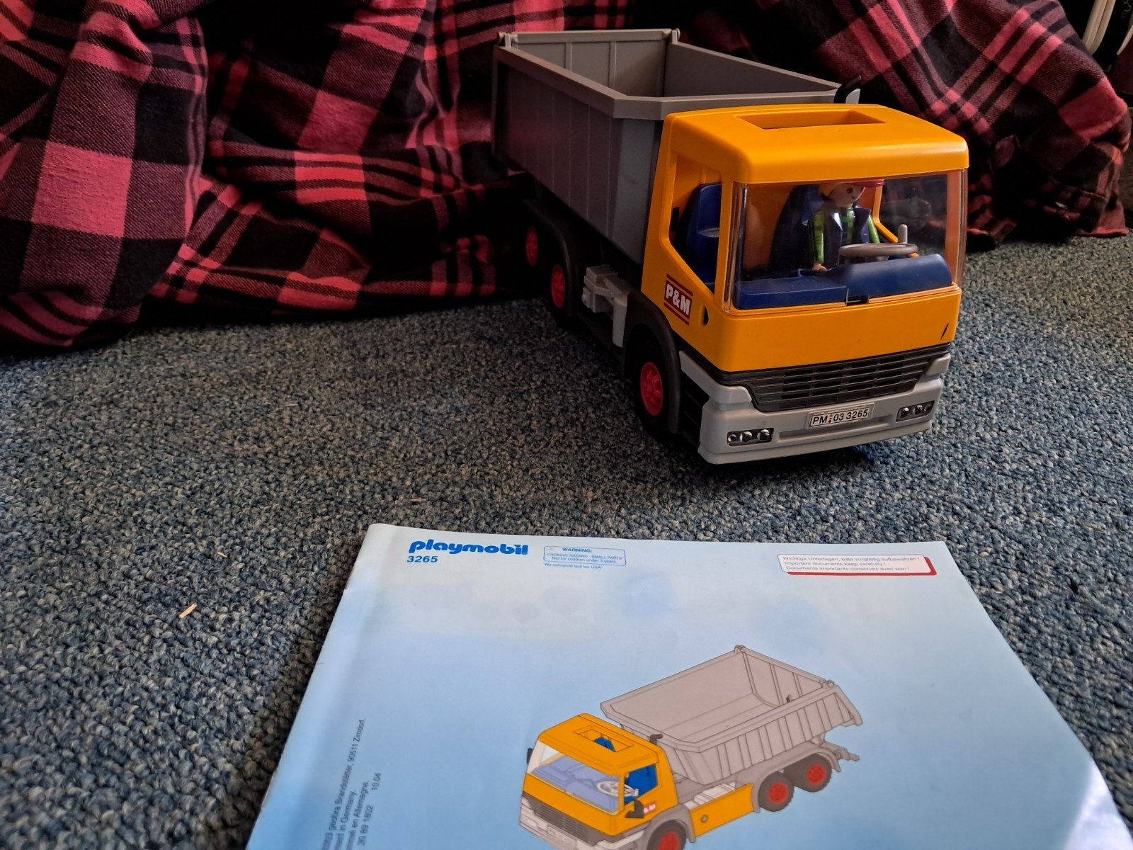 Playmobil vrachtwagen bouwplaats, Ophalen of Verzenden, Zo goed als nieuw