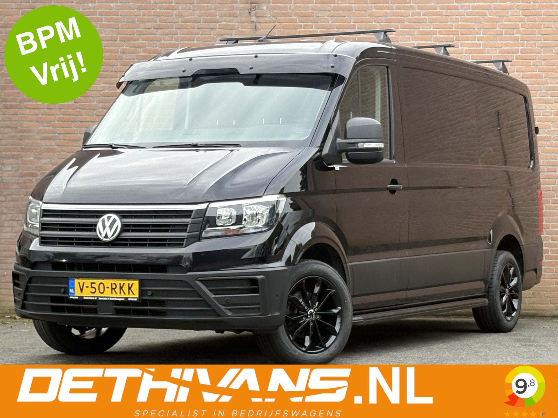 Volkswagen Crafter 2.0TDI 177PK L3H2 Automaat / Carplay / Di, Stof, Gebruikt, Huisgarantie, Met garantie (alle)