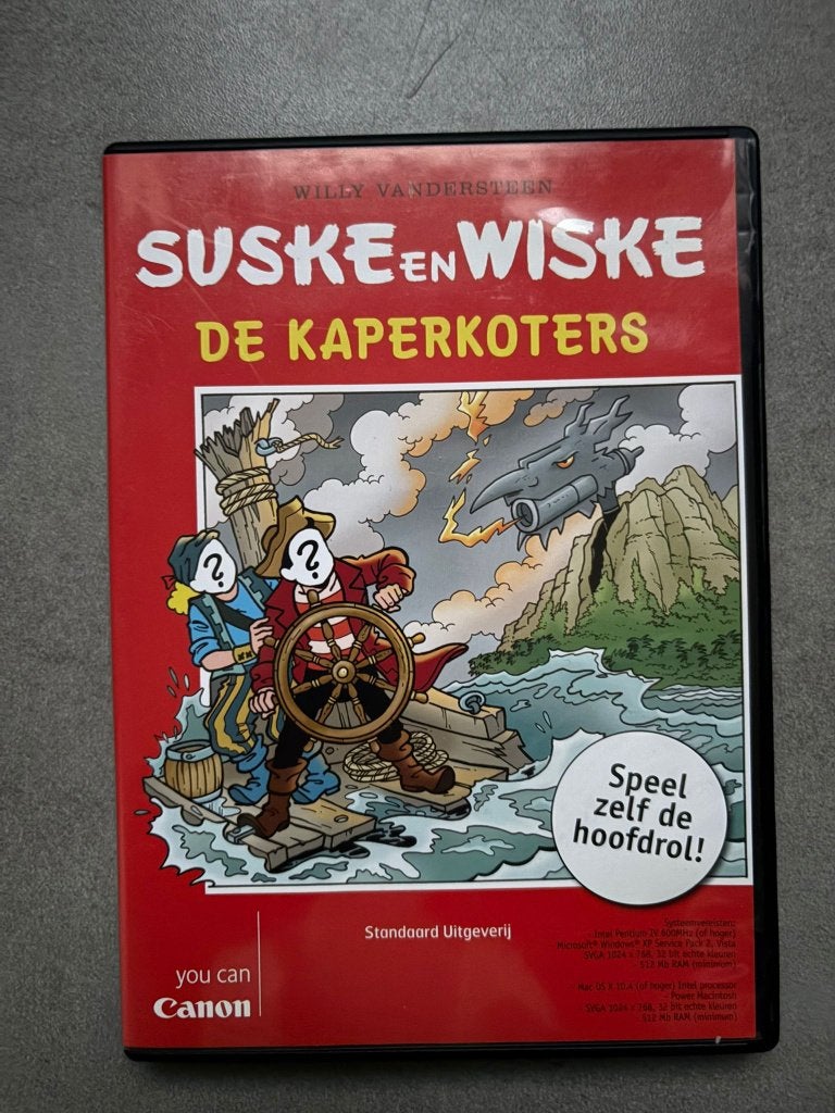 Suske en Wiske- De Kaperkoters PC Game / Cd-rom in prima st., Spelcomputers en Games, Avontuur en Actie, 1 speler, Eén computer