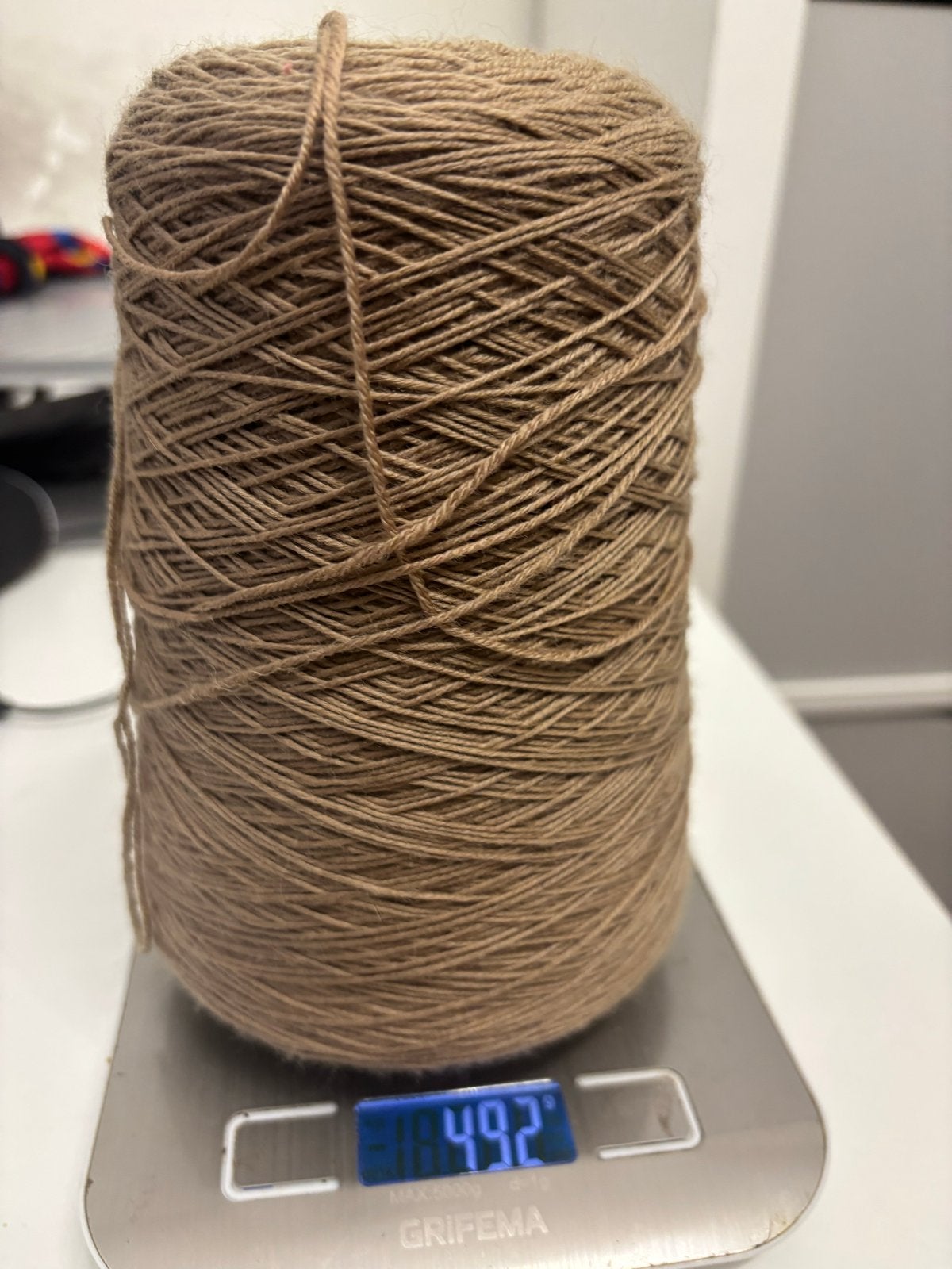 Superwash Merino Wol - Latte (492g), Ophalen of Verzenden, Nieuw, Breien of Haken, Wol of Garen