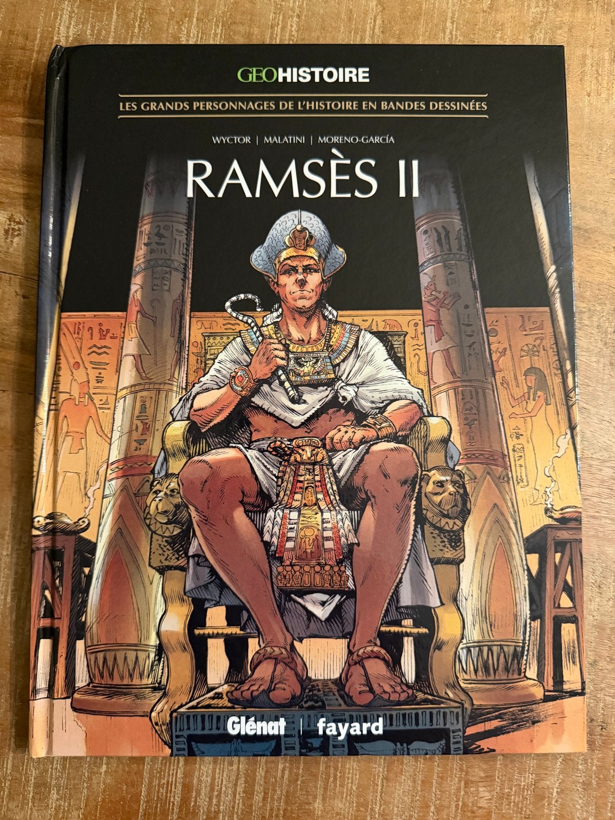 GEOHISTOIRE Ramsès II - Les Grands Personnages en BD, Eén stripboek, Ophalen of Verzenden, Zo goed als nieuw
