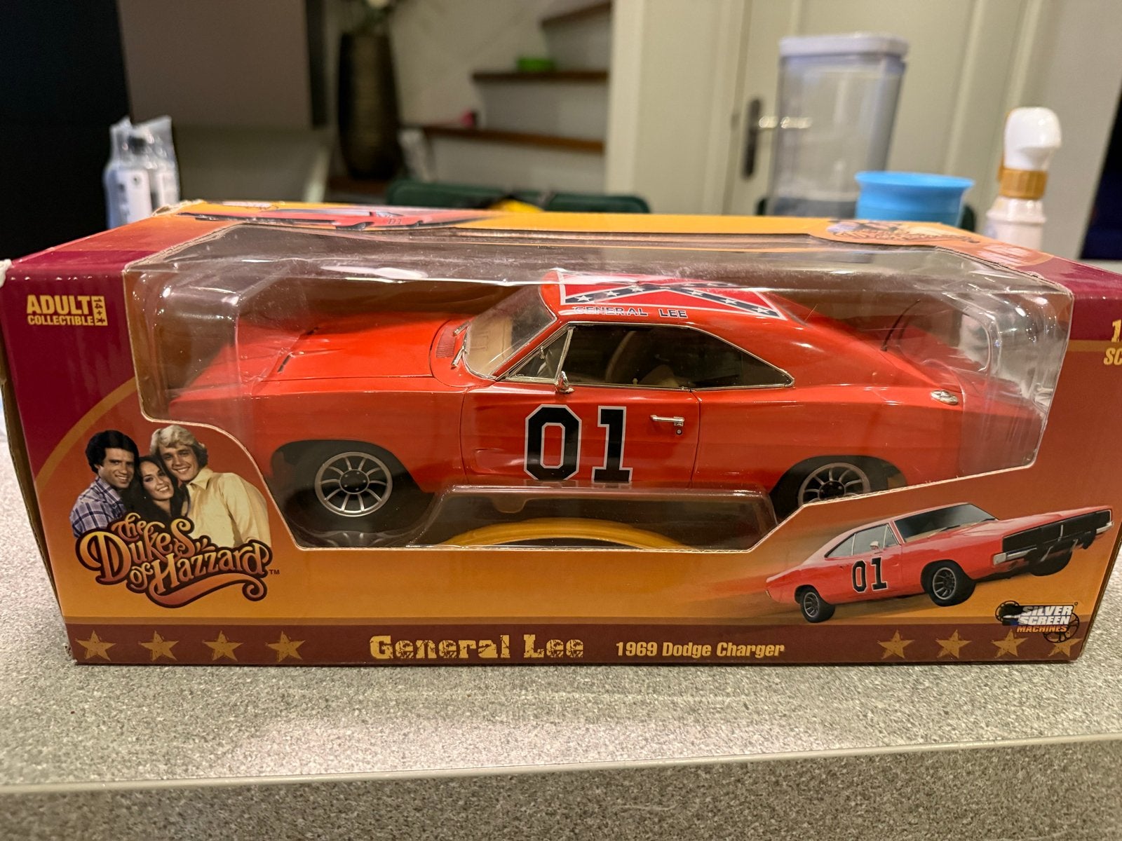 Dukes of Hazzard General Lee 1969 Dodge Charger schaalmodel, Hobby en Vrije tijd, Modelauto's | 1:18, Verzenden, Nieuw, Auto, Overige merken