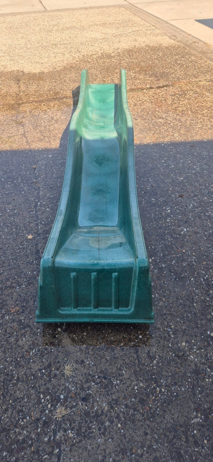 Groene glijbaan voor speeltuin of speeltoestel, Ophalen, Gebruikt, Glijbaan, Aanbouwonderdeel