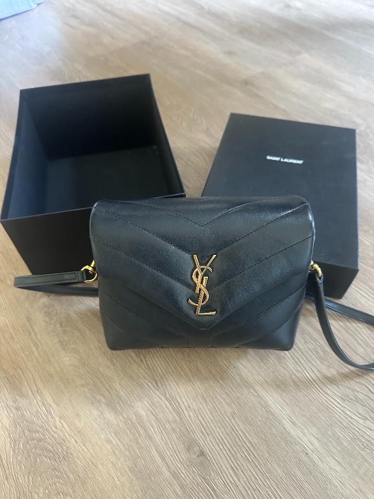 Ysl tas Loulou mini, Ophalen of Verzenden, Gebruikt, Zwart, Handtas