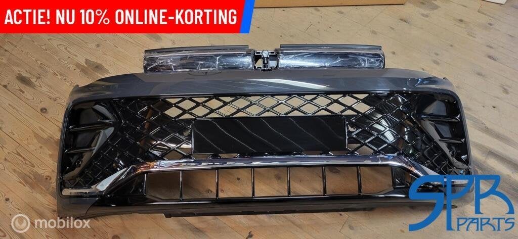Voorbumper VW Tiguan CT1 571 LI7F R-LINE LED GRILLE GRILL, Auto-onderdelen, Carrosserie en Plaatwerk, Nieuw, Ophalen of Verzenden