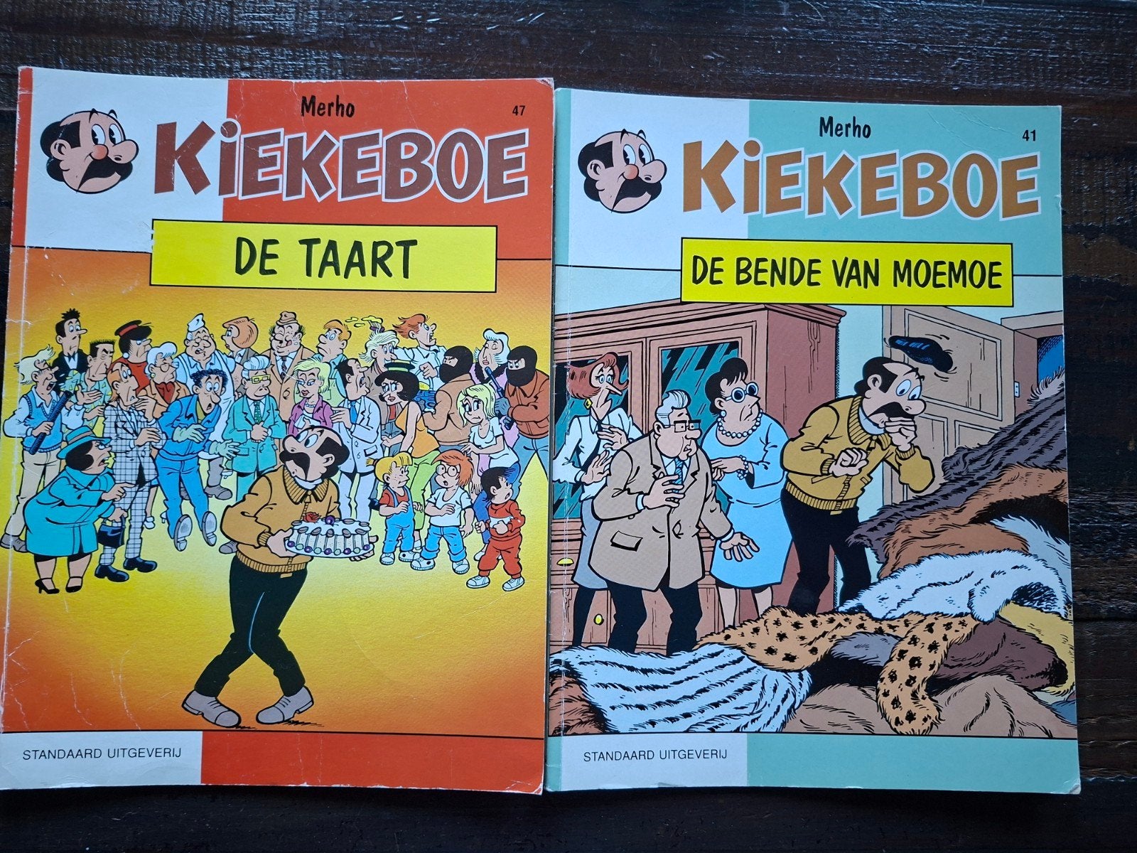 Kiekeboe strips: De Taart & De Bende van Moemoe, Meerdere stripboeken, Ophalen of Verzenden, Gelezen, Merho