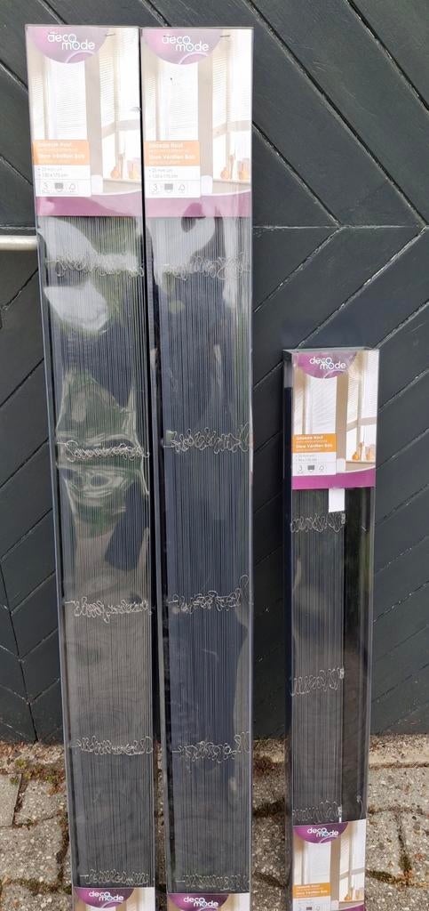 Nieuwe Houten Jaloezieën Donkergrijs - Diverse Maten, Ophalen, Nieuw, 50 tot 100 cm, Modern, Klassiek, Hout, Jaloezie
